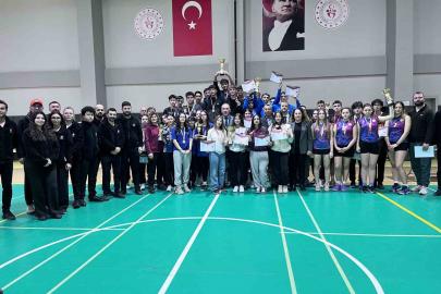 Okul sporları karate  ve badminton il birinciliği müsabakaları tamamlandı