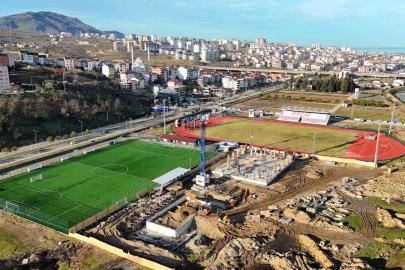 Ordu’da modern spor kompleksi inşaatı yükseliyor