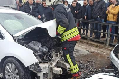 Ordu’da otomobiller çarpıştı: 3’ü ağır 5 yaralı