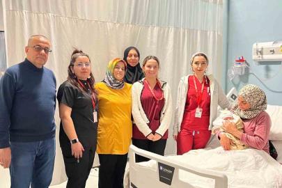 Osmaniye’de 2026 yılının ilk bebeği dünyaya geldi