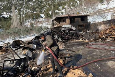 Osmaniye’de hızar atölyesi yangında kül oldu