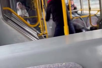 Otobüsün içinde tekme tokat böyle darp etti..."Komutanıma bıçak çekmişti"