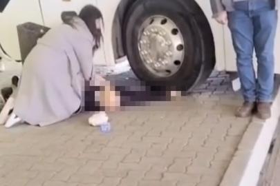 Otogarda can pazarı: Korku dolu anlar kamerada