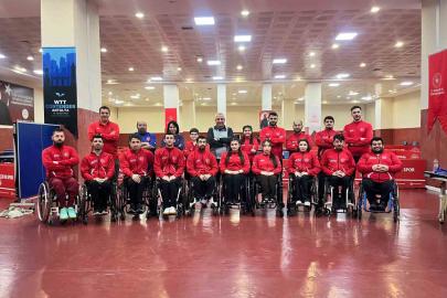 Paralimpik Masa Tenisi Milli Takımı Antalya’da kampa girdi