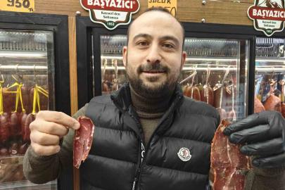 Pastırmanın kilosu raflarda 2 bin TL