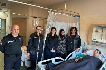 POLDER’den hastanede moral ziyareti