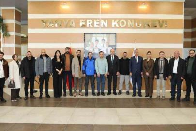 Rektör Elmastaş, gazetecileri ağırladı