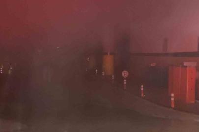 Rize kent meydanındaki otoparkta yangın paniği