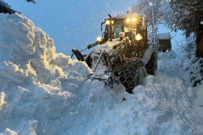 Rize’de 63 köye kar nedeniyle ulaşım sağlanamıyor