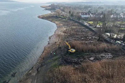 Sakarya'da süre doldu! Sapanca Gölü kıyılarındaki kaçak yapılar kaldırılıyor!