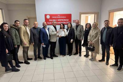 Salihli Esnaf Odası’nda yeni dönem: Emre Demir göreve başladı