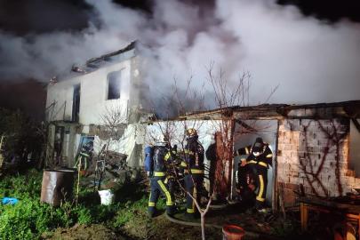 Samanlık yangını korkuttu