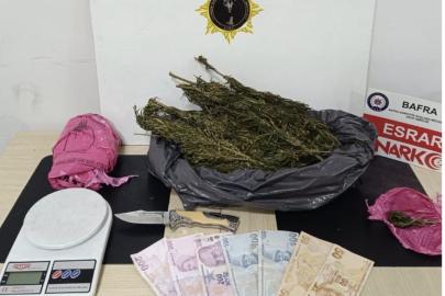 Samsun’da dört ilçede uyuşturucu operasyonu: 5 gözaltı