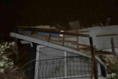 Samsun’da fırtına etkili oldu: Çatılar uçtu, ağaçlar devrildi
