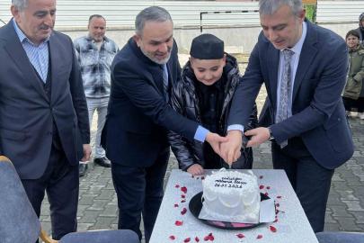 Samsun’da genç hafız dualarla ’ıslatıldı’