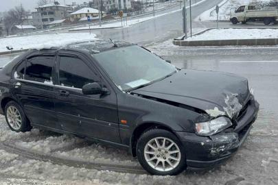 Samsun’da kavşakta kaza: 1 yaralı