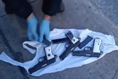 Samsun’da şüpheli araçtan 3 adet ruhsatsız tabanca ele geçirildi