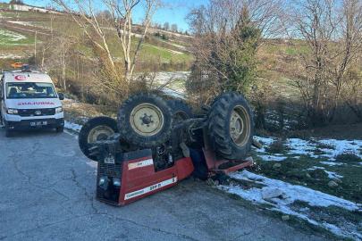 Samsun’da traktör kazası: 1 ölü