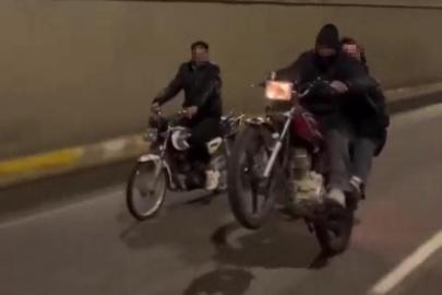 Şanlıurfa’da trafiği tehlikeye atan motosikletliye ceza