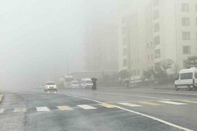 Şanlıurfa’da yoğun sis ve yağmur etkili oluyor