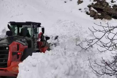 Sason’da kapanan mezra yolları ulaşıma açıldı