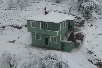 Şehit ailesi harabe köy evinden kurtuldu, yeni yuvalarına kavuştu