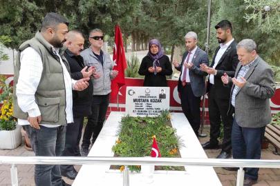 Şehit Mustafa Kozak’ın annesi Gülşen Kozak’ı duygulandıran ziyaret