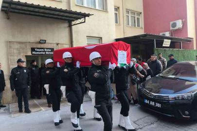 Şehit polis memuru Aydın’dan memleketine uğurlandı