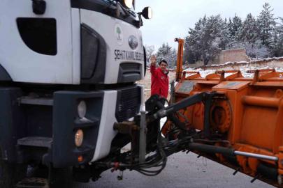 Şehitkamil’de kar mesaisi