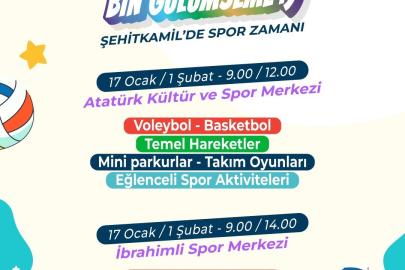 Şehitkamil’de yarıyıl tatili spor şenliğiyle renklenecek
