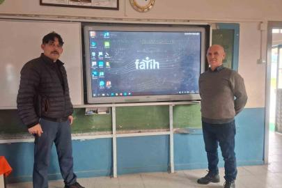 Sığırtmaçlı İlkokulu’nda teknolojiyle eğitim hamlesi