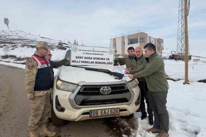 Siirt’te kaçak avlanan şahsa 19 bin lira ceza