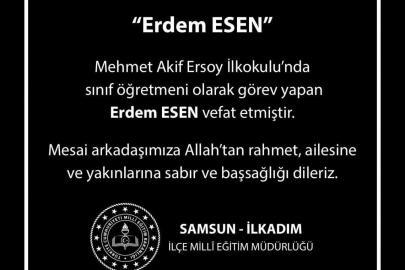 Sınıf öğretmeni kalp krizi sonucu hayatını kaybetti