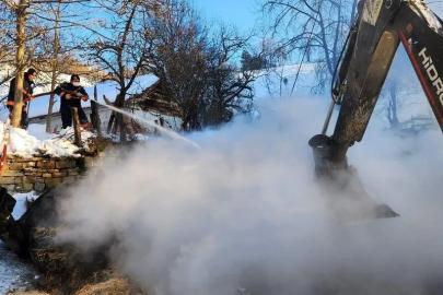 Sinop’ta ahır yangını: 9 büyükbaş hayvan telef oldu