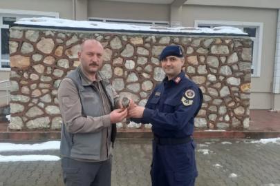 Sinop’ta jandarma ekipleri yaralı kuşa umut oldu