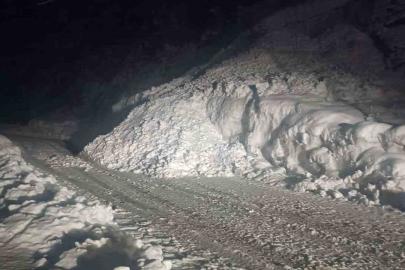 Şırnak yoluna çığ düştü, karayolu 2 saat ulaşıma kapandı