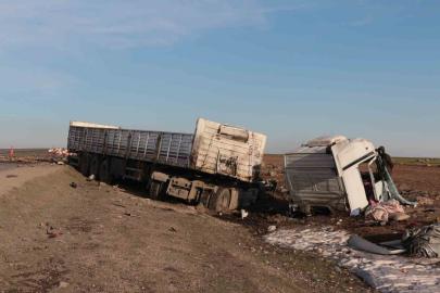 Şırnak’ta iki tır çarpıştı: 2 yaralı