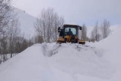 Şırnak’ta karla mücadele çalışmaları sürüyor