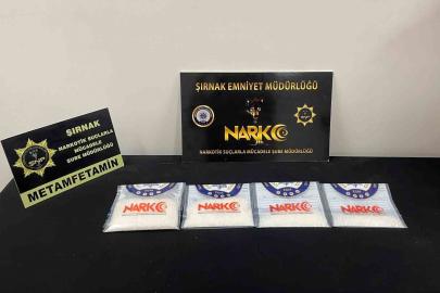 Şırnak’ta narkotik operasyonu: Yarım kilo metamfetamin ele geçirildi