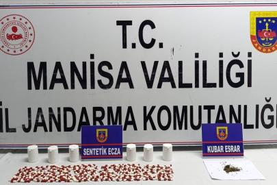 Soma’da 302 sentetik ecza ele geçirildi