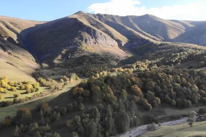 Sonbahardaki güzelliğini yaşanan çığ örttü