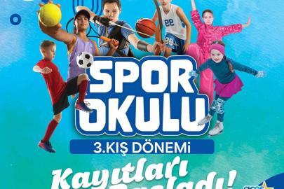 Spor A.Ş.’nin 3. kış dönemi spor okulu kayıtları başladı