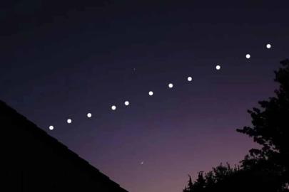 Starlink uyduları Hakkari’de görüntülendi