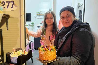 Sürpriz doğum günüyle yüzü gülen Alya’nın dileği yürekleri ısıttı