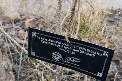 Talas Belediyesi’nden geleceğe nefes: Her bebek için bir fidan