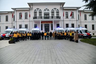 Tekirdağ’a 6 yeni ambulans