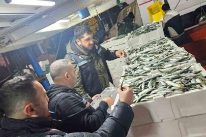 Tekirdağ’da gırgır teknelerinde su ürünleri denetimleri