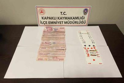 Tekirdağ’da kumar operasyonu: 81 bin lira ceza