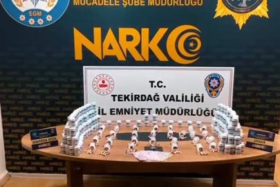 Tekirdağ’da zehir tacirlerine darbe