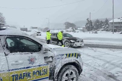 TEM ve D-100’ün Bolu geçişi ağır taşıt trafiğine kapatıldı